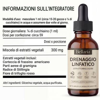 Bellaria™ - Gocce di Benessere per il Drenaggio Linfatico