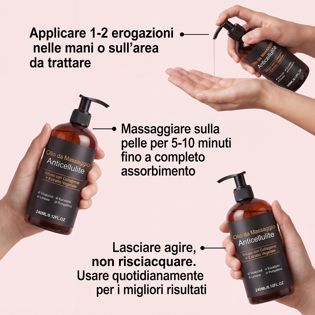Bellaria™ Olio da Massaggio Anticellulite